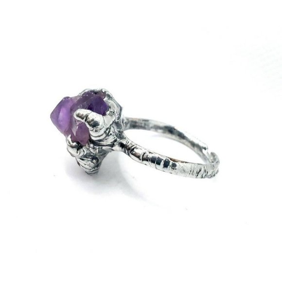Amethyst crystal ring - Picture 12 of 12